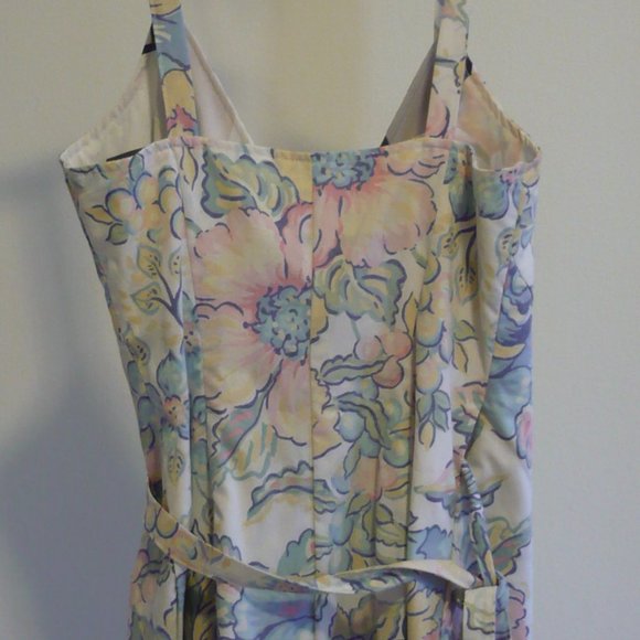 NWT Floral OAK Handmade Pastel Cottagecore Wrap Dress - Picture 11 of 11